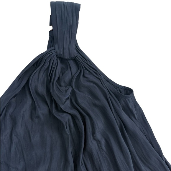 New Ramy Brook Junie One-Shoulder Navy Blue Tank Top Size X-small - Picture 3 of 10